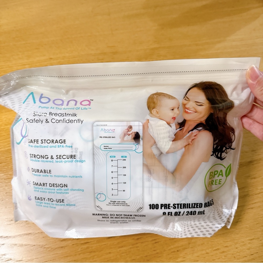 Breastmilk Storage Bags - White